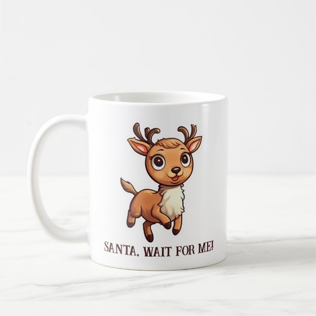 Caneca De Café Santa, Wait For Me! (Esquerda)