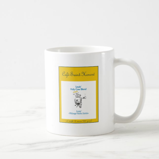 Caneca de café santamente da mistura da vaca (Direita)