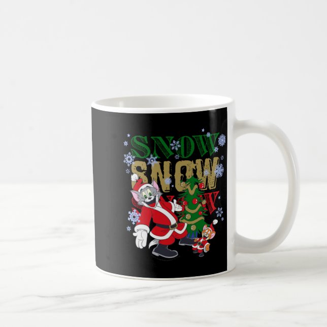 Caneca De Café Santas By The Tree  (Direita)