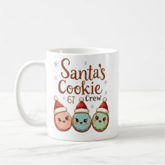 Caneca De Café Santa's Cookie 67 Crew
