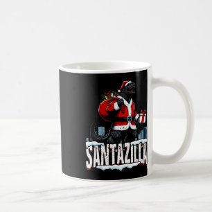 Caneca De Café Santazilla Kaiju Papai noel Monstro Japonês de Nat