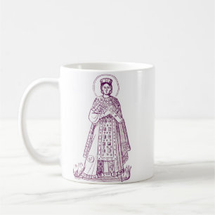 Caneca De Café Santo Agnes do mosaico grego de Roma