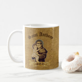 Caneca De Café Santo Anthony Mug Ora Pro Nobis