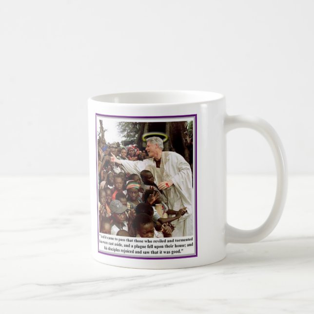 Caneca De Café Santo Bill Clinton, santo Bill Clinton (Direita)