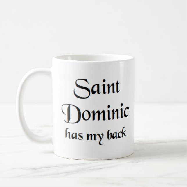Caneca De Café santo dominante (Esquerda)