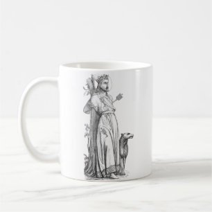 Caneca De Café Santo Edmund, o rei mártir dos ângulos orientais