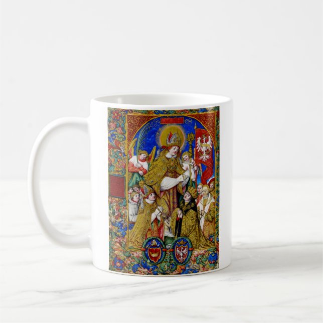 Caneca De Café Santo Estanislau Bispo e Mártir Arte Fina (Esquerda)