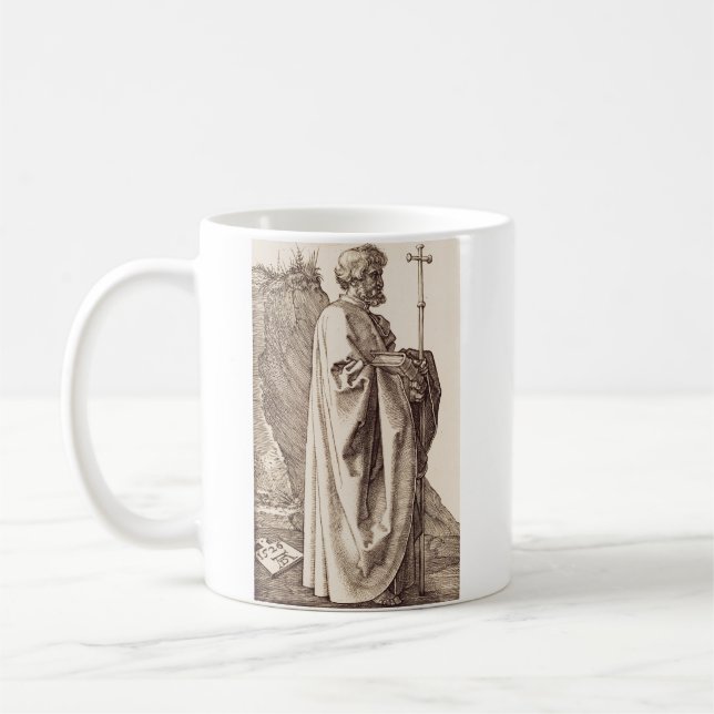 Caneca De Café Santo Filipe, o Apóstolo por Albrecht Dürer (Esquerda)