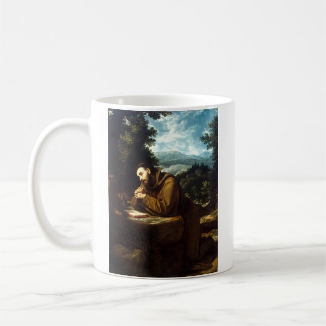 Caneca De Café Santo Francis de Assisi (Esquerda)