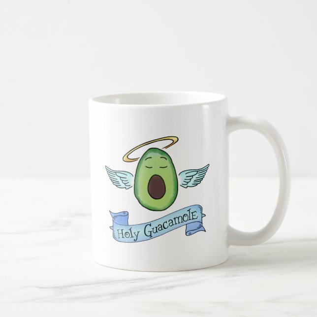 Caneca De Café Santo Guacamole! (Direita)