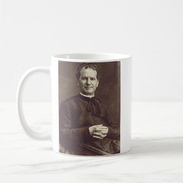 Caneca De Café Santo John Bosco Priest e confessor (Esquerda)