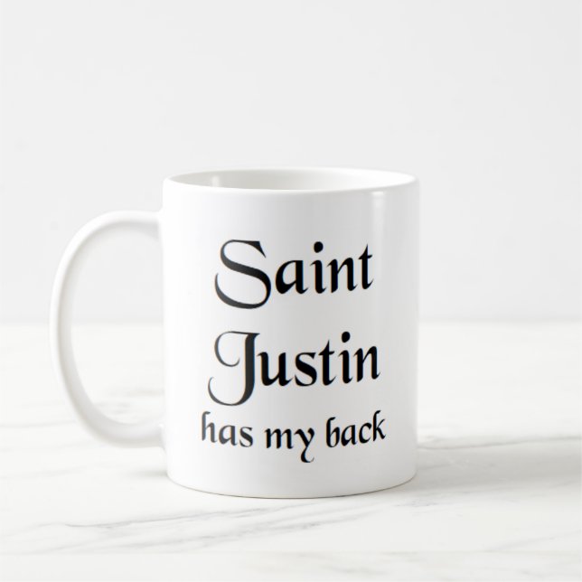 Caneca De Café santo justin (Esquerda)