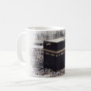 Caneca De Café Santo Kaaba, Masjid Al Haram, ilustração da aqua