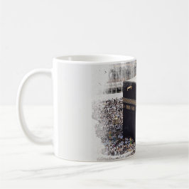 Caneca De Café Santo Kaaba, Masjid Al Haram, ilustração da aquare