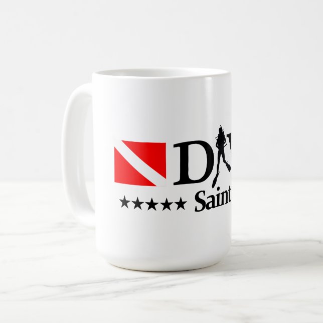 Caneca De Café Santo Lúcia DV4 (Frente Esquerda)