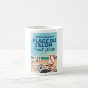 Caneca De Café Santo-Malo, poster de viagens da França