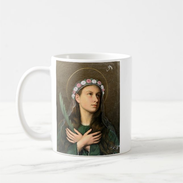 Caneca De Café Santo Maria Goretti (Esquerda)