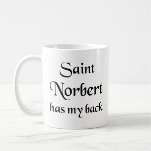 caneca de café santo norbert