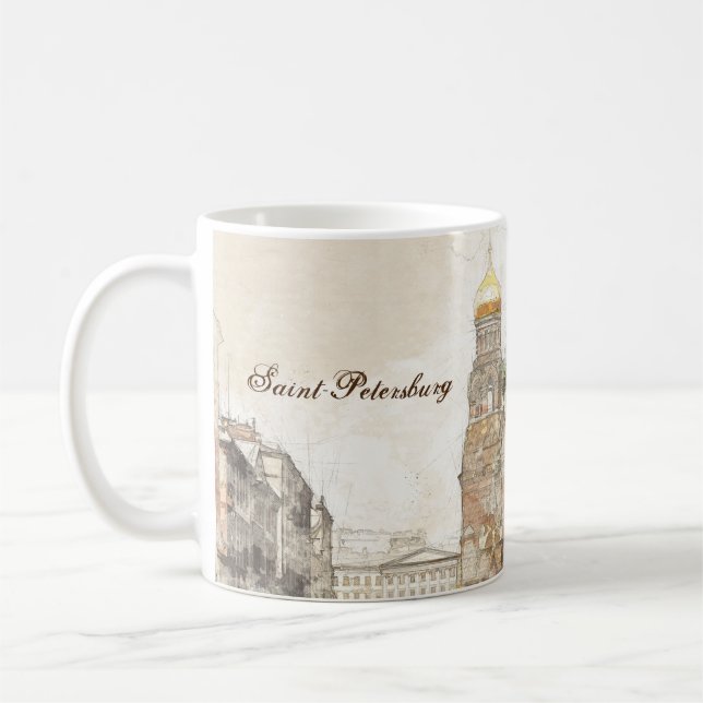 Caneca De Café Santo-Petersburgo, Rússia (Esquerda)