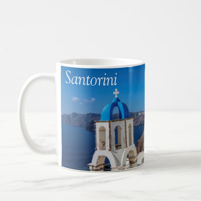 Caneca De Café Santorini (Esquerda)