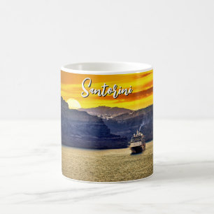 Caneca De Café Santorini