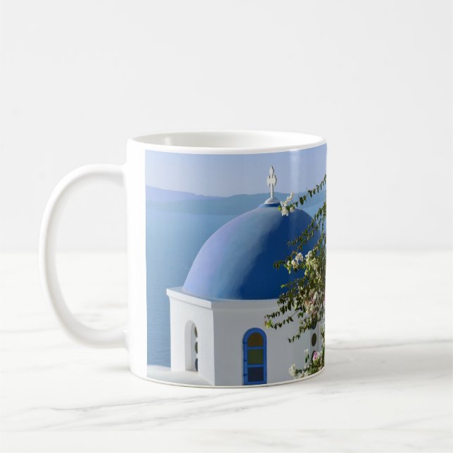 Caneca De Café Santorini Church View Mug (Esquerda)