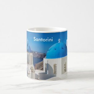 Caneca De Café Santorini Grécia