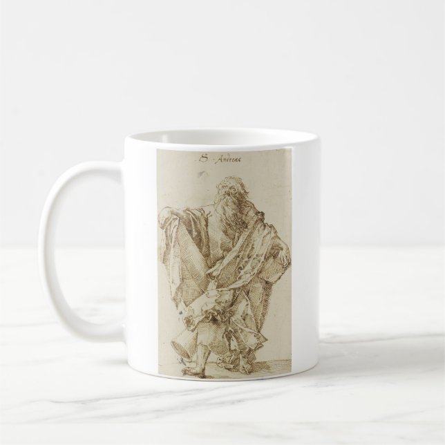 Caneca De Café São André o Apóstolo Primeiro Discípulo Chamado (Esquerda)
