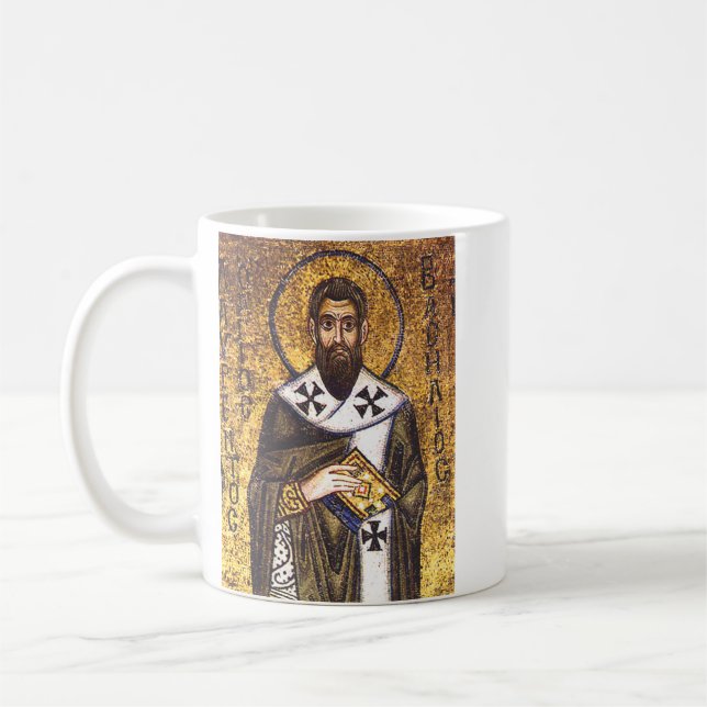 Caneca De Café São Basílio de Cesareia (Esquerda)