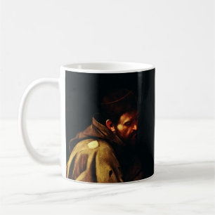 Caneca De Café São Francisco de Assis por Caravaggio Arte Barroca
