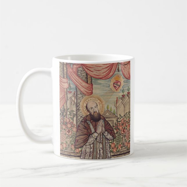 Caneca De Café São Francisco de Sales Bispo de Genebra (Esquerda)