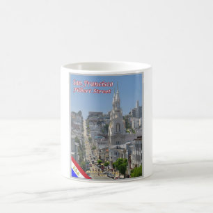 Caneca De Café São Francisco - Filbert Street - Estados Unidos -