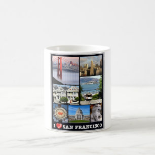 Caneca De Café São Francisco - I Love - United States -
