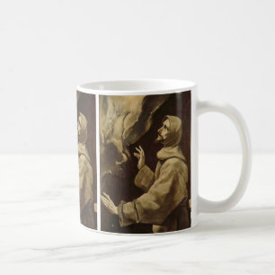 Caneca De Café São Francisco recebendo os estigmas por El Greco