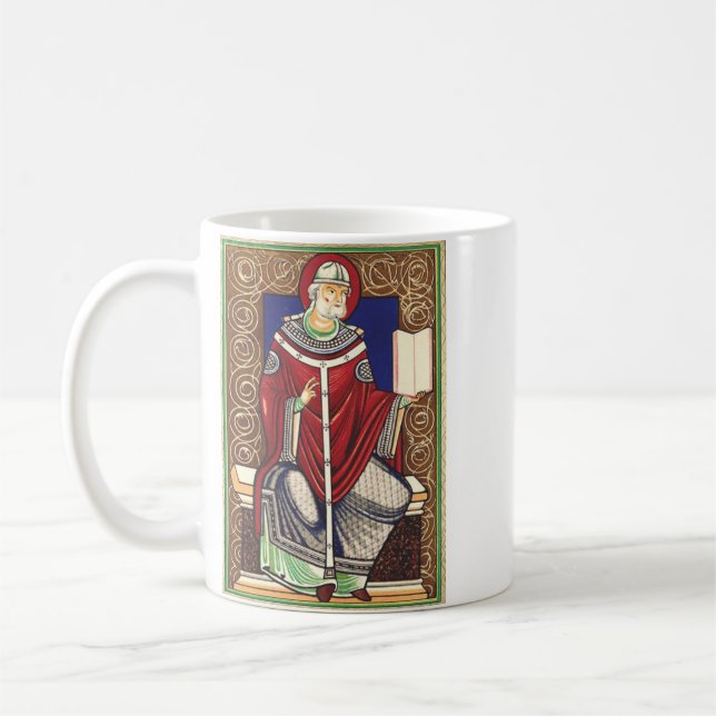 Caneca De Café São Gregório Magno Doutor da Igreja (Esquerda)