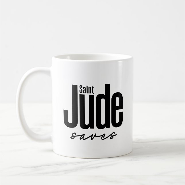 Caneca De Café São Judas Salva (Esquerda)