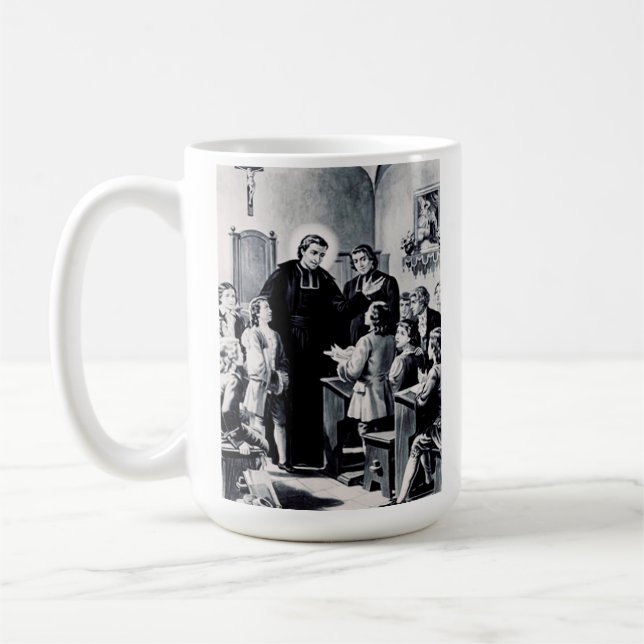 Caneca De Café São Luís de Montfort padre francês (Esquerda)