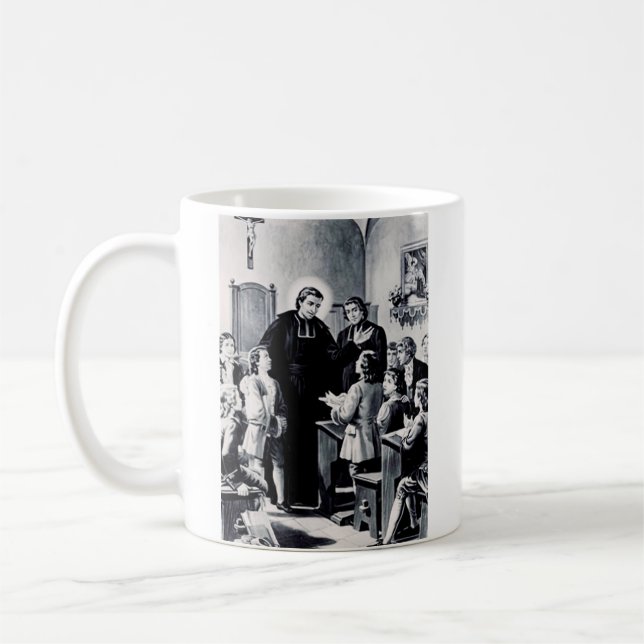 Caneca De Café São Luís de Montfort padre francês (Esquerda)