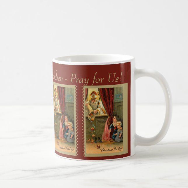 Caneca De Café São Nicolau de Myra com crianças (Direita)