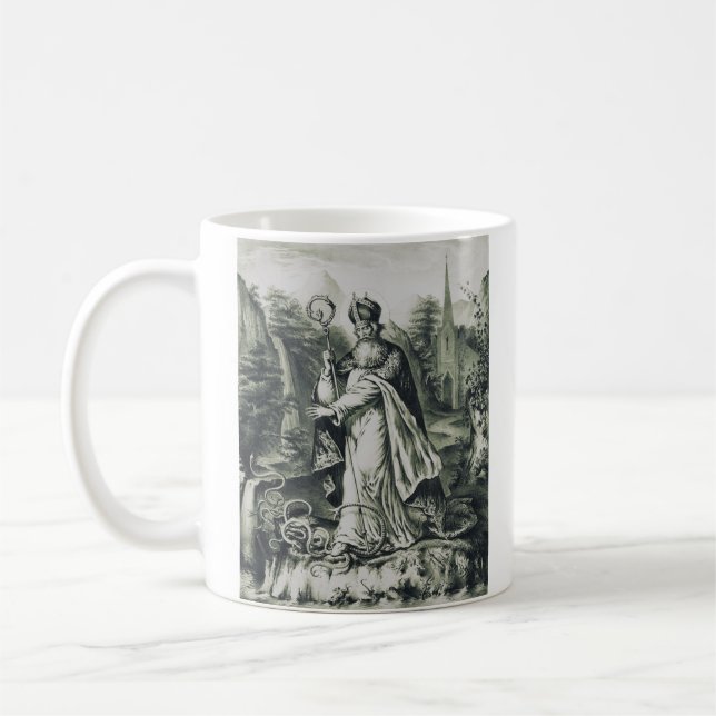 Caneca De Café São Patrício padroeiro da Irlanda (Esquerda)