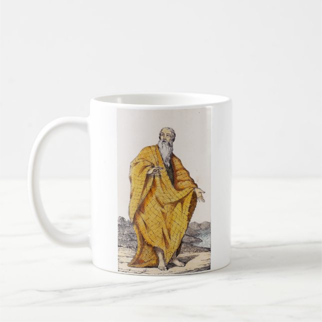 Caneca De Café São Paulo de Tebas Primeiro Eremita Cristão Arte (Esquerda)