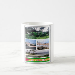Caneca De Café São Tomé e Príncipe - Mosaico -