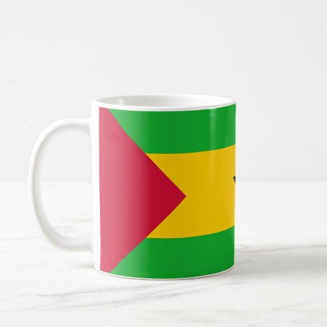 Caneca De Café São Tomé e Príncipe Sinalizador (Esquerda)