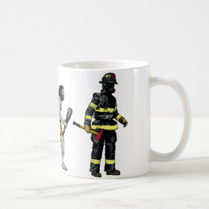 Caneca De Café Sapador-bombeiro