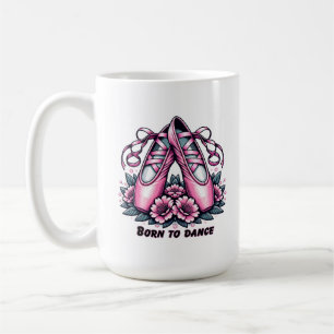 Caneca De Café Sapatilhas de Ballet Rosa