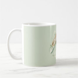 Caneca De Café Sapatilhas de Ballet Verde Menta Menina Bailarina