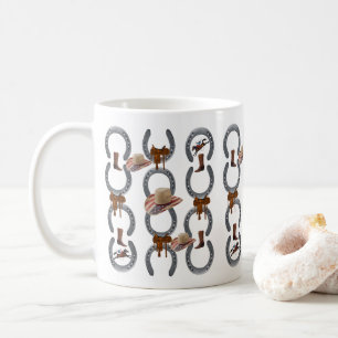 Caneca De Café Sapato de Cavalo Saddle Cowboy Mug
