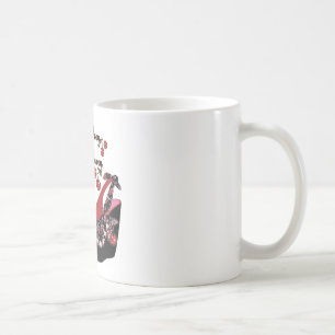 Caneca De Café Sapatos RAB Rockabilly Muito Cereja