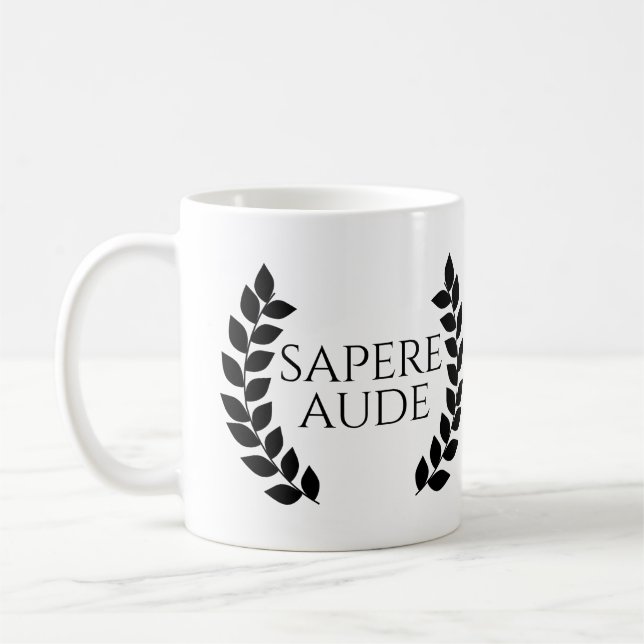 Caneca De Café Sapere Aude (Esquerda)
