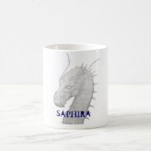 Saphira o dragão azul